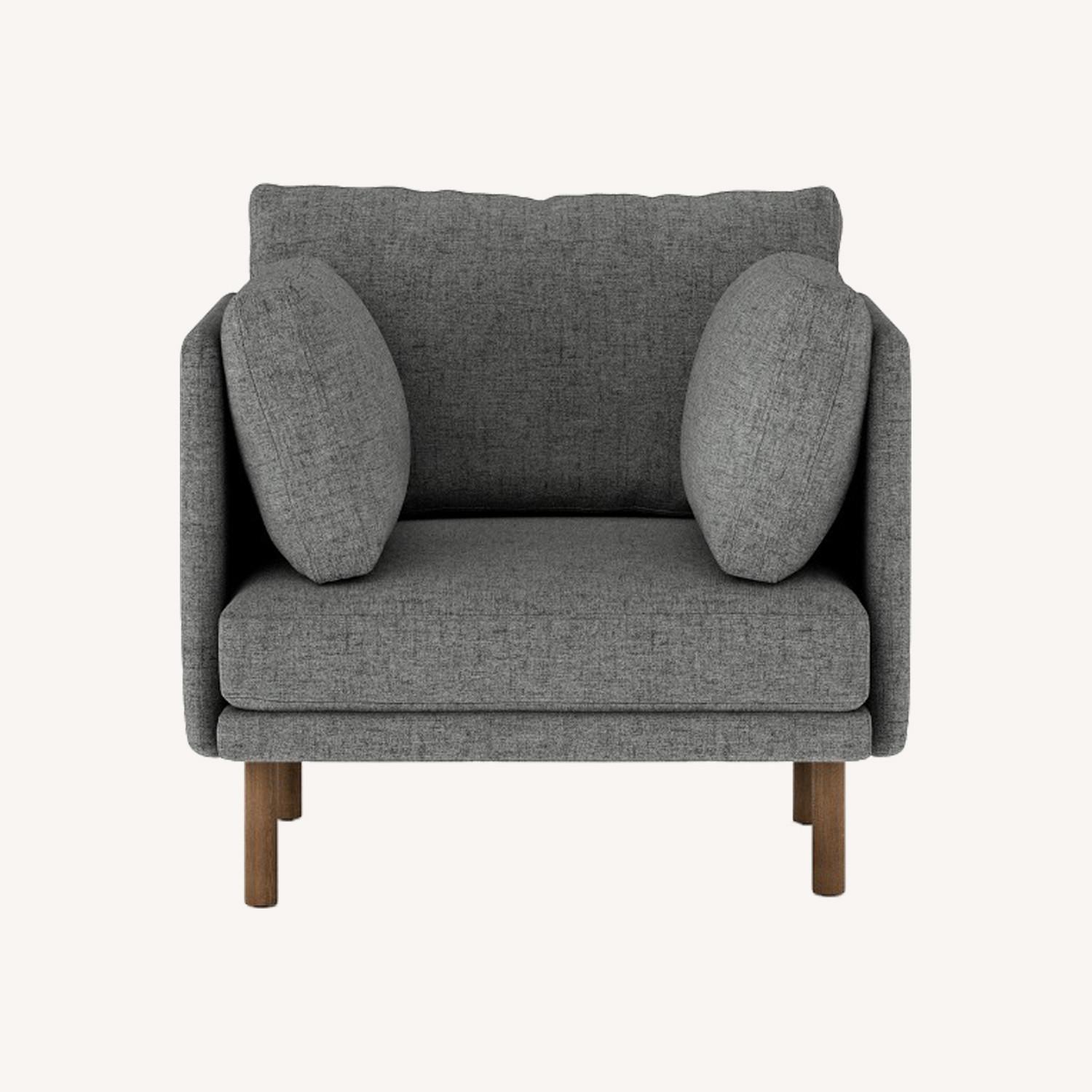 Burrow The Field Armchair in Carbon - image-0