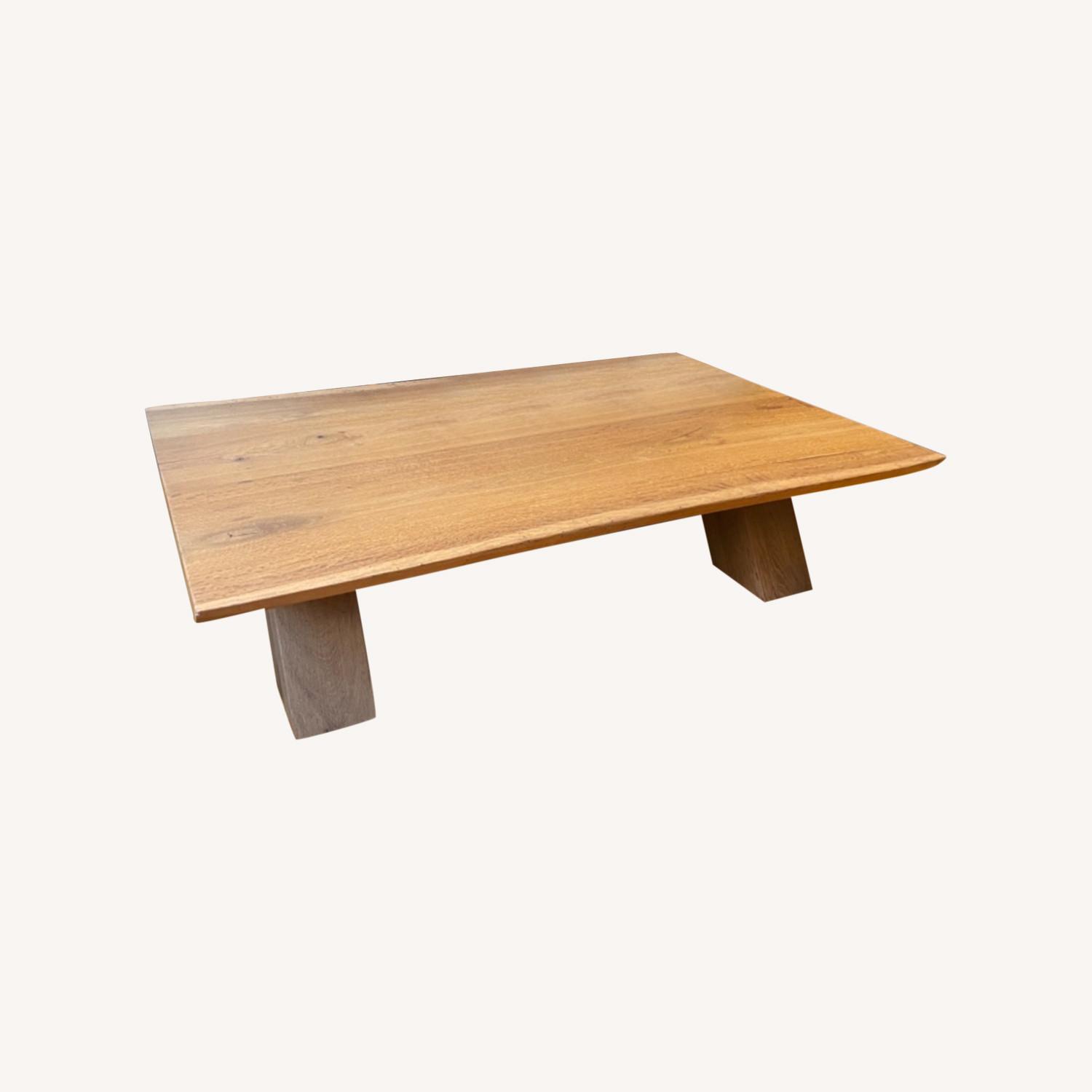 Restoration Hardware Oak Coffee Table - image-0