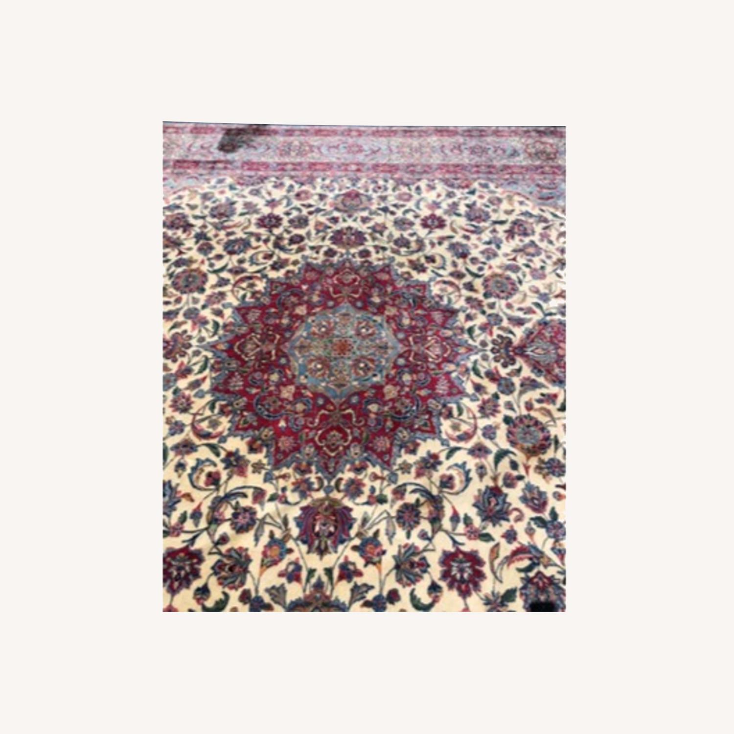 ABC Carpet Handmade Original Persian Rug Wool Heriz 11'x16' - image-4