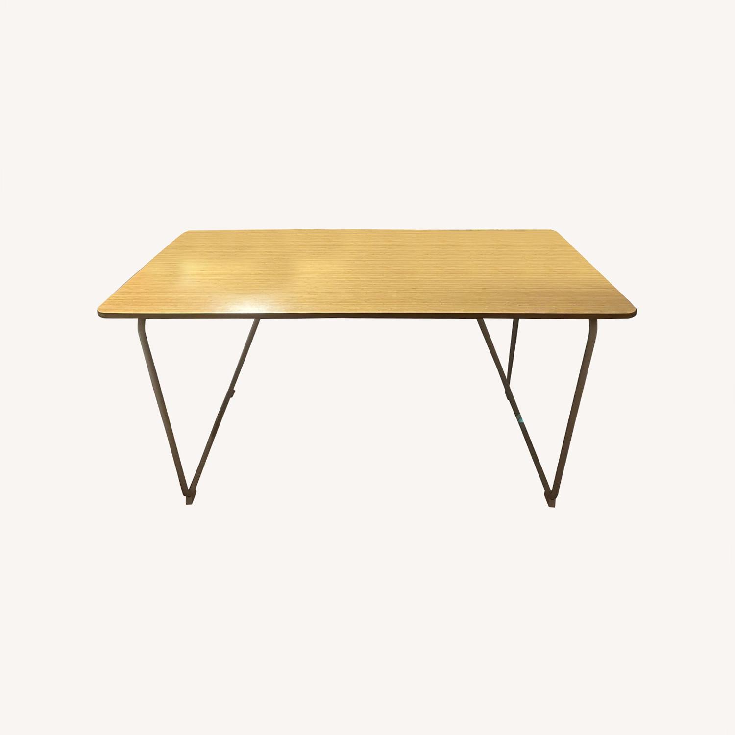 IKEA OVRARYD Bamboo Desk AptDeco