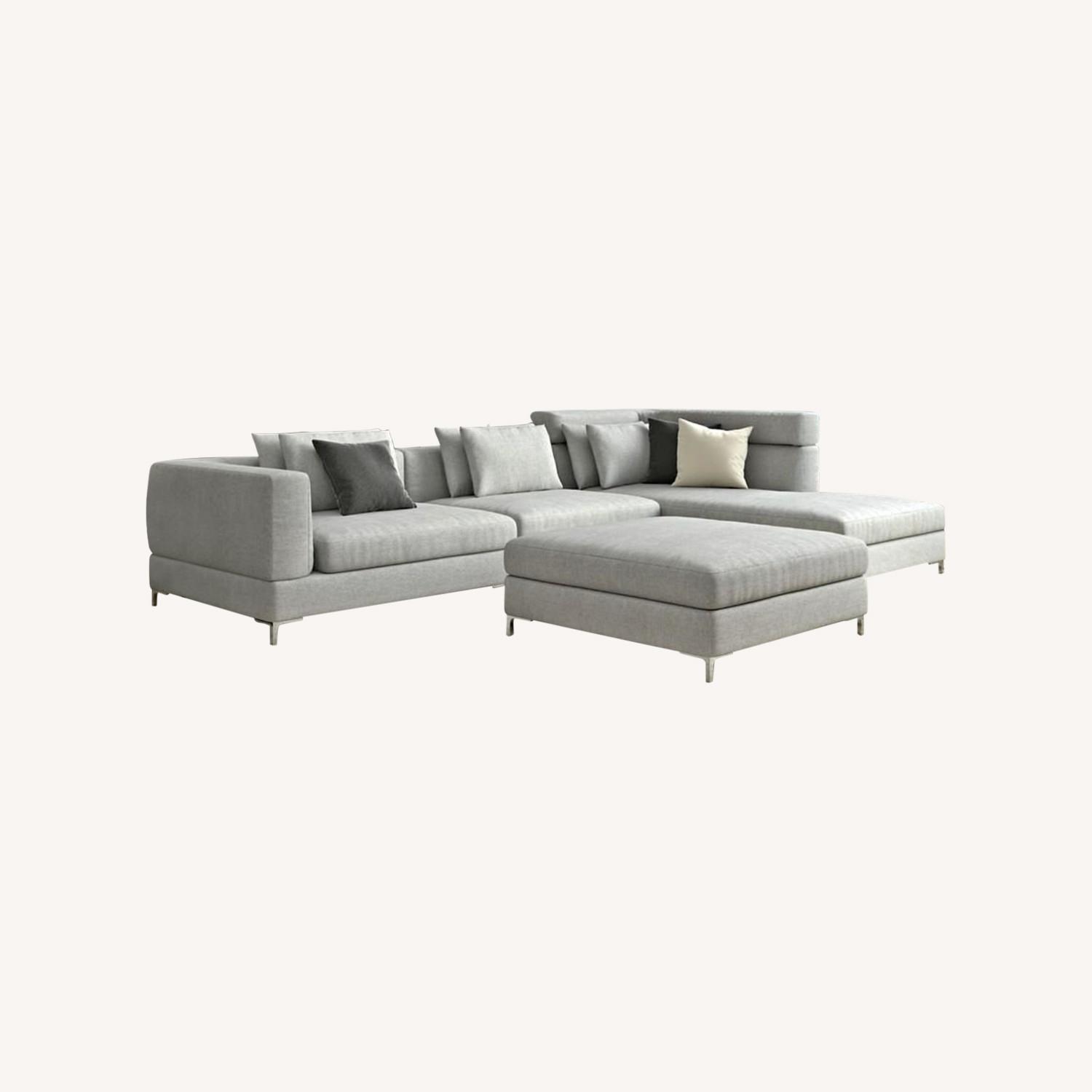 Rove Concepts Grey Left-Facing Sectional - image-0