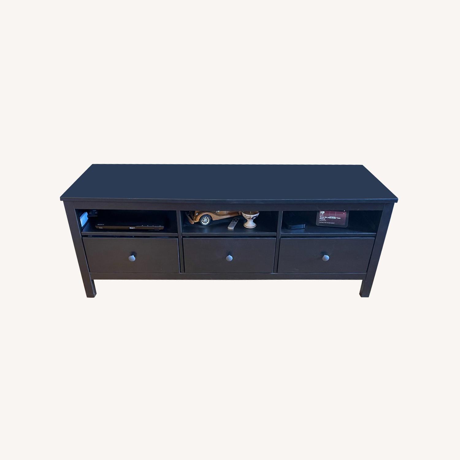 IKEA Hemnes TV Unit Black Brown AptDeco