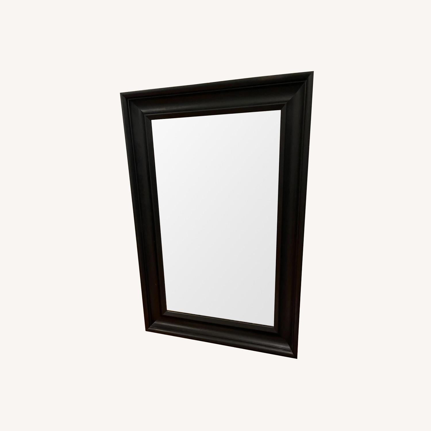 IKEA Toftbyn Wall Mirror Black AptDeco