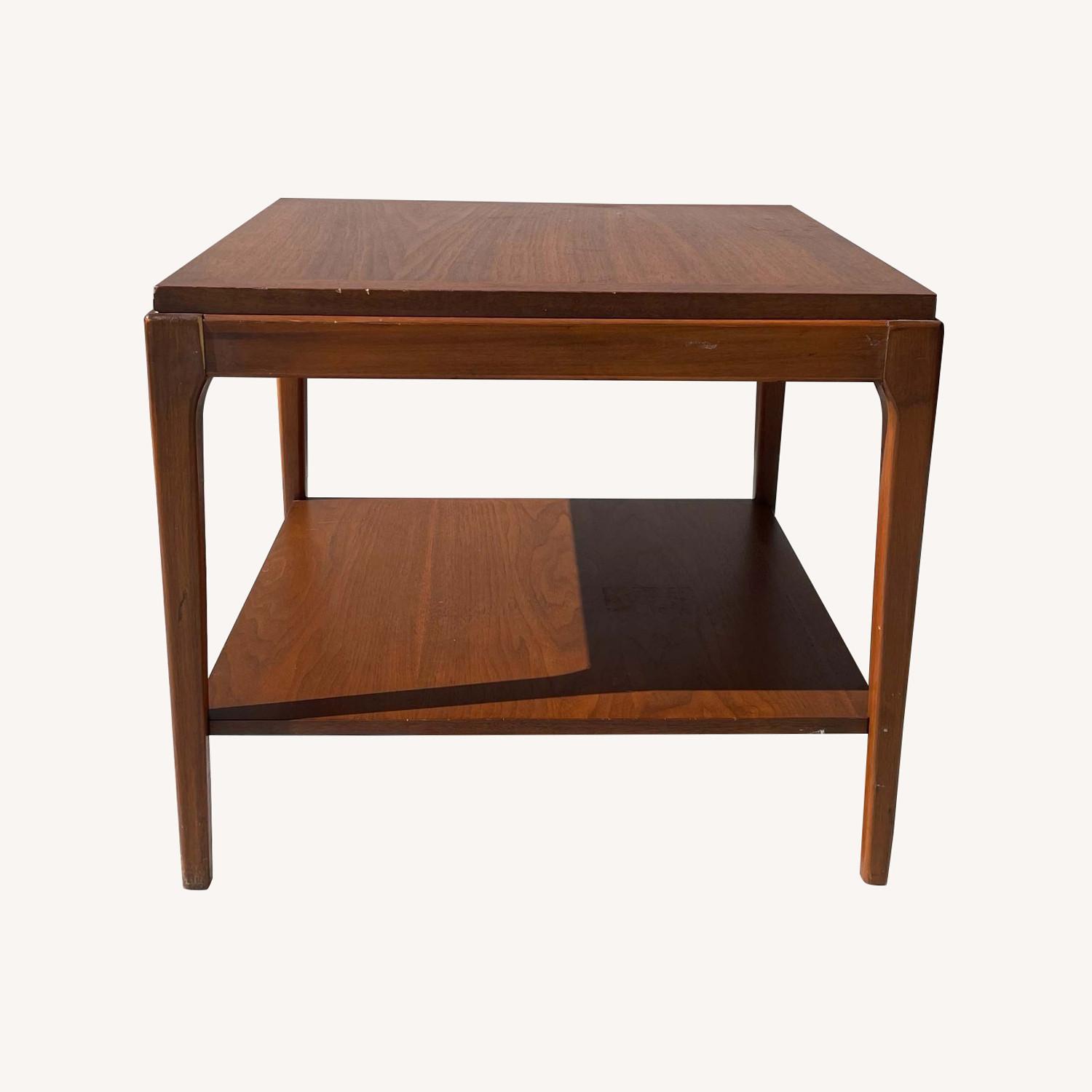 Lane Rhythm MCM Square Walnut Side End Table - image-0