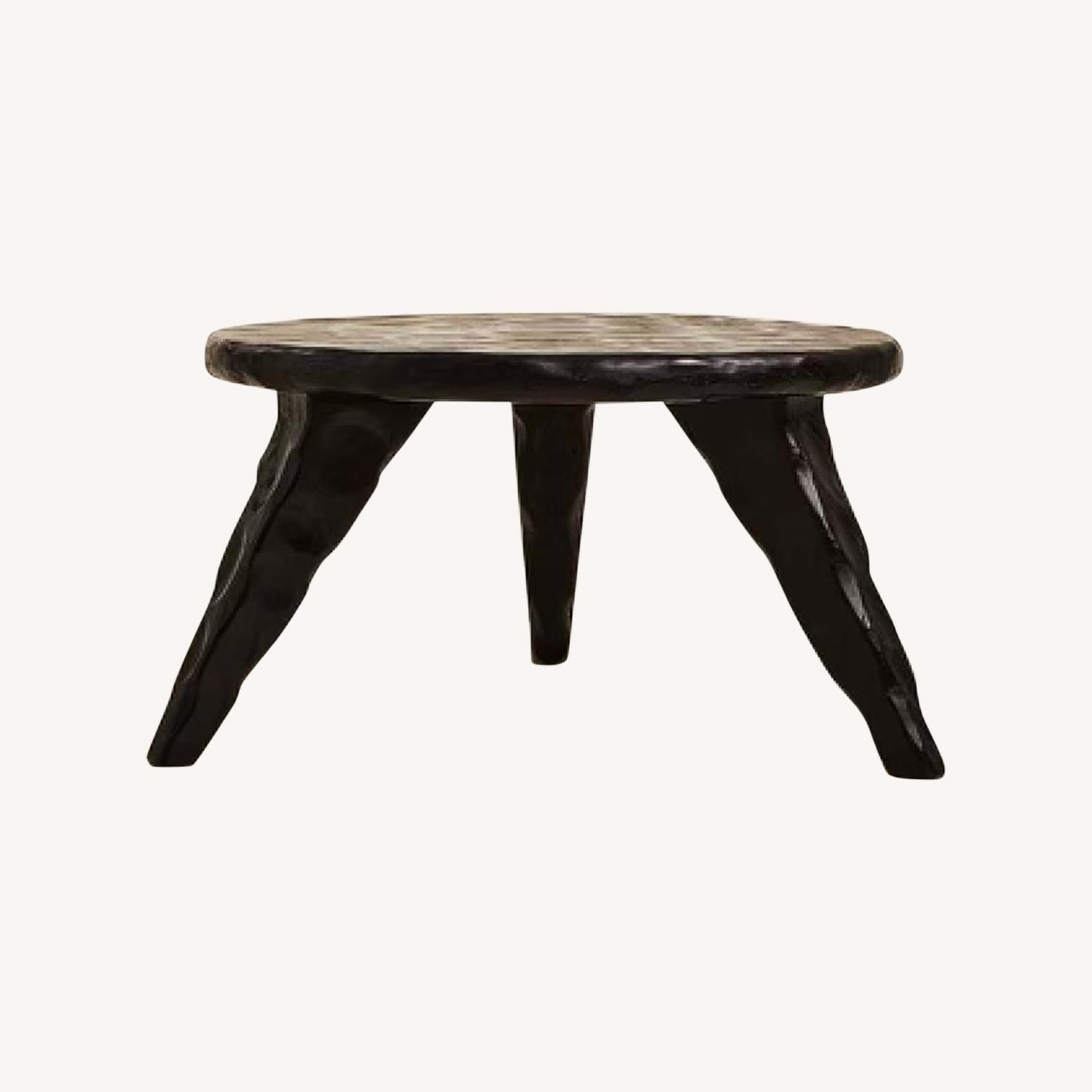 Zara Home Hammered Wood Coffee Table - image-0