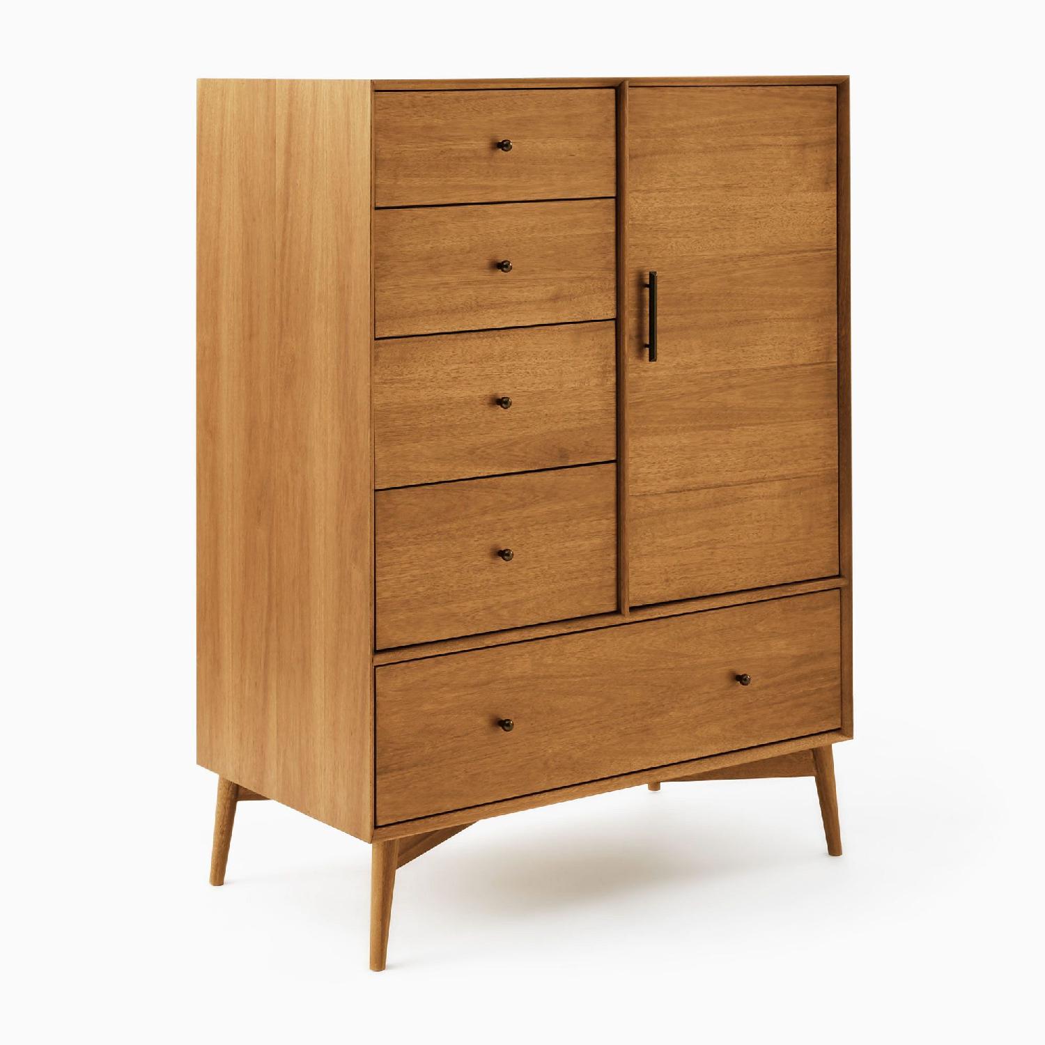 West Elm Mid-Century Chifforobe (40") - Acorn - image-7