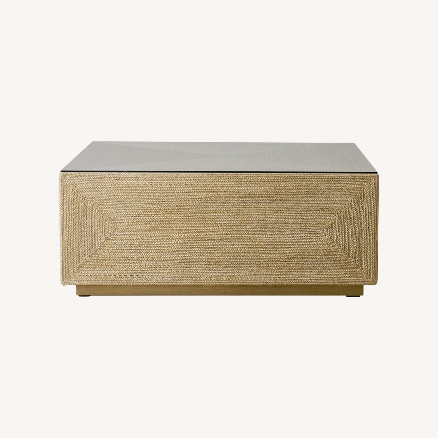 Point Reyes Side Table Williams Sonoma Point Reyes Square Coffee Table - AptDeco