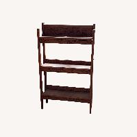 Mid 19thCent Antique Victorian Folding Oak Bookcase