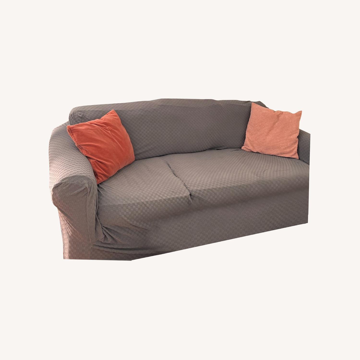 Jennifer Convertibles Comfy 3Seater Couch AptDeco