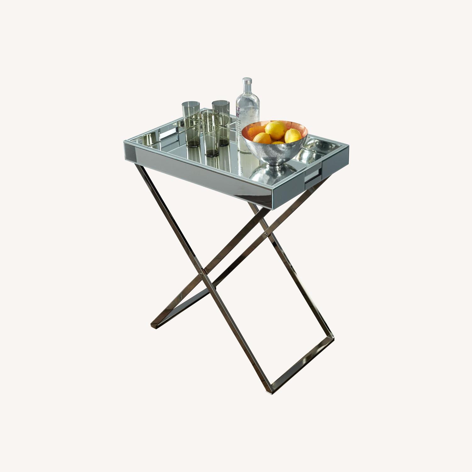 West Elm Mirrored Serving Tray - image-0