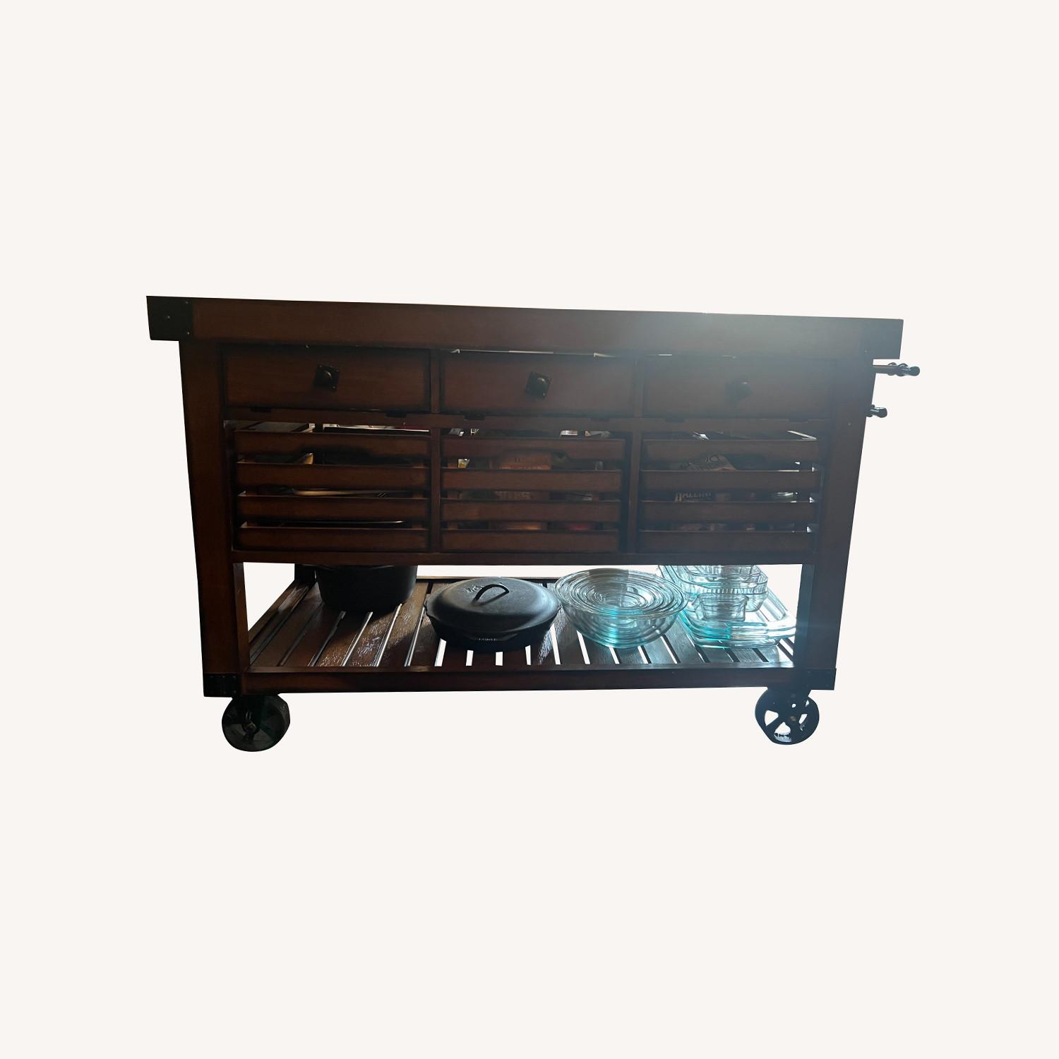 Lydd Kitchen Cart by Williston Forge - image-0