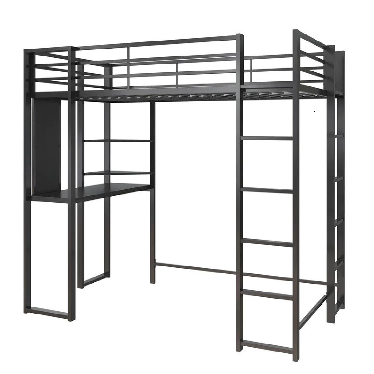 DHP Furniture Twin Sized Loft Bed - image-0