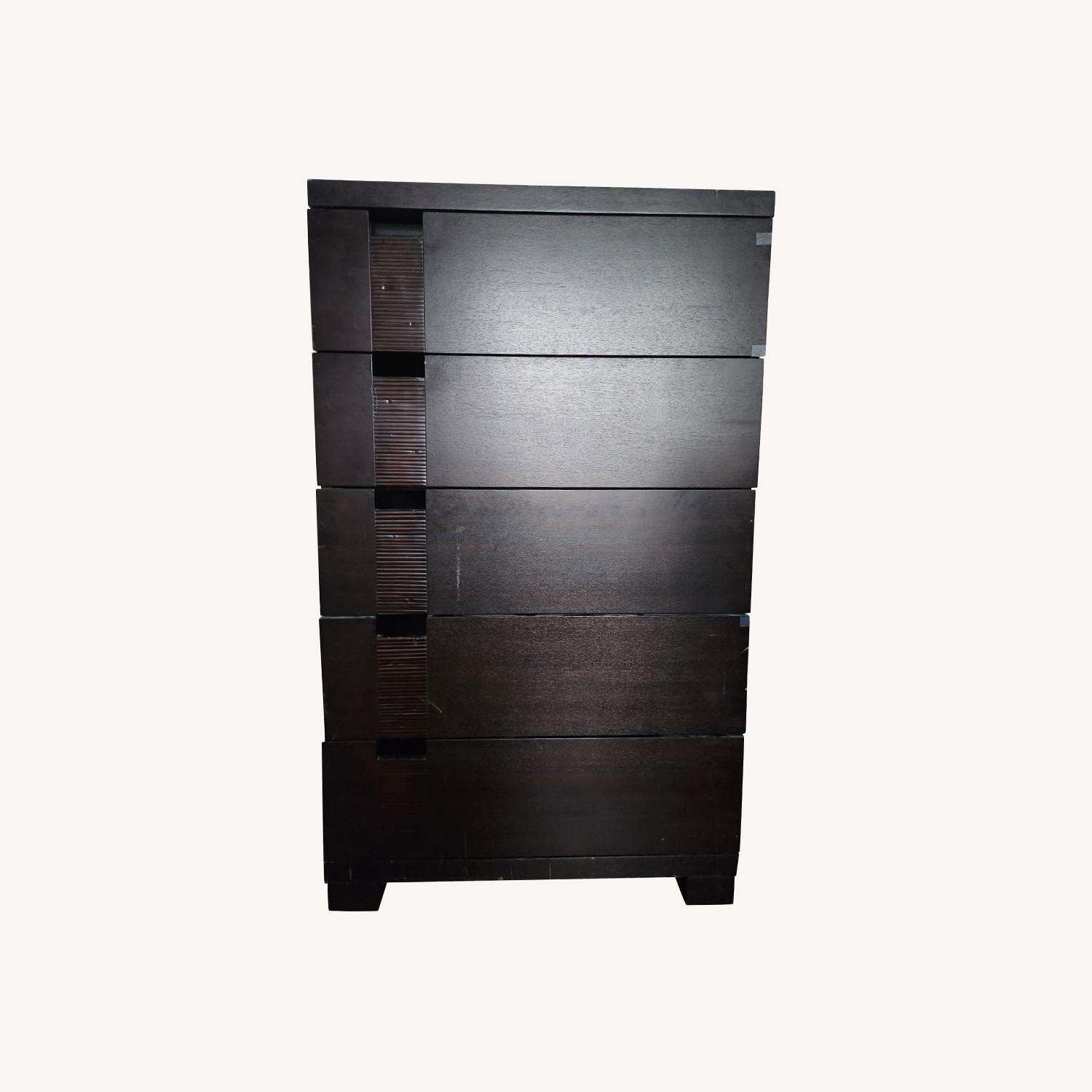 Dark Brown Dresser AptDeco
