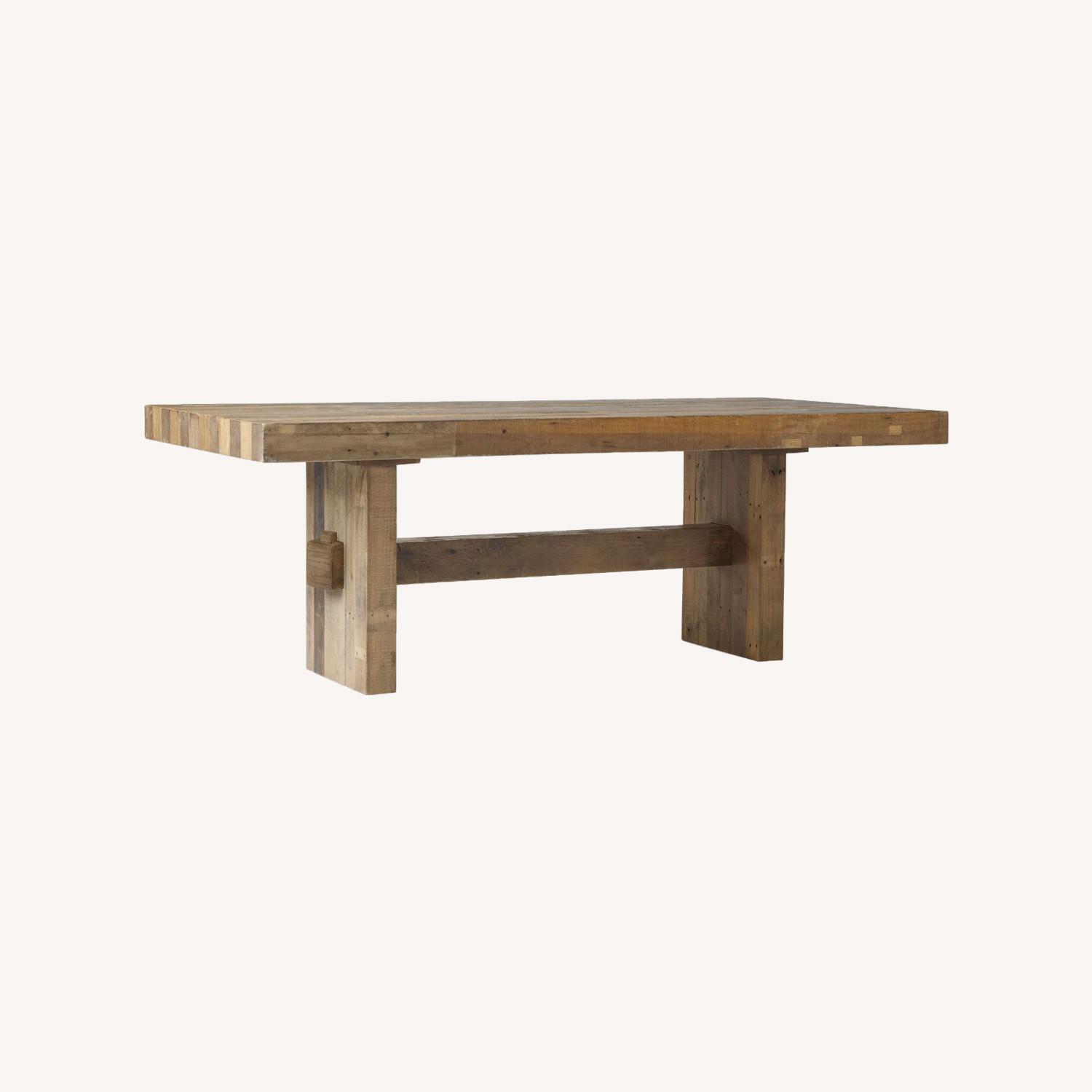 West Elm Emmerson Wood Rectangle Dining Table 87" - image-0