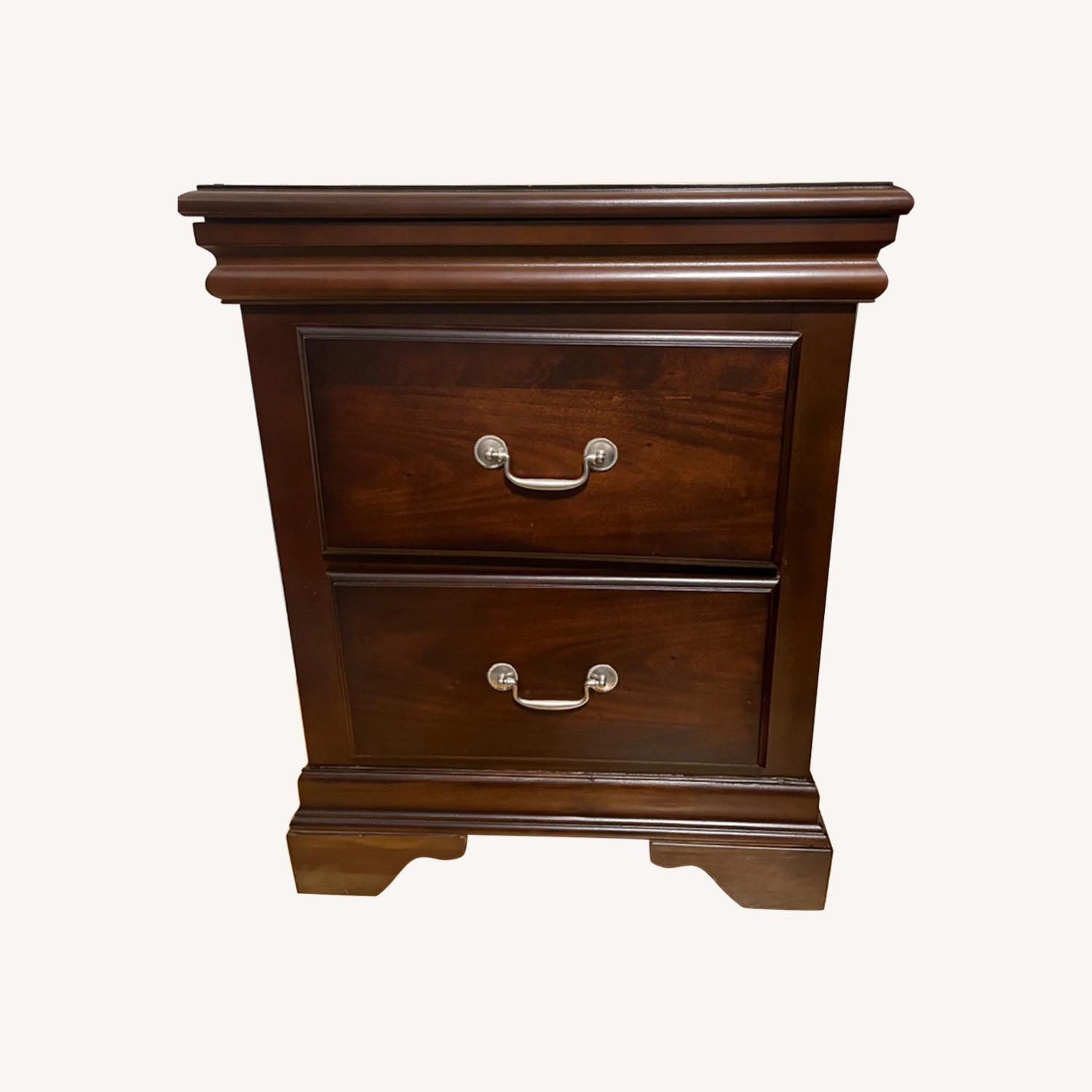 Bob's Discount Furniture Louie Louie Cherry Nightstand AptDeco