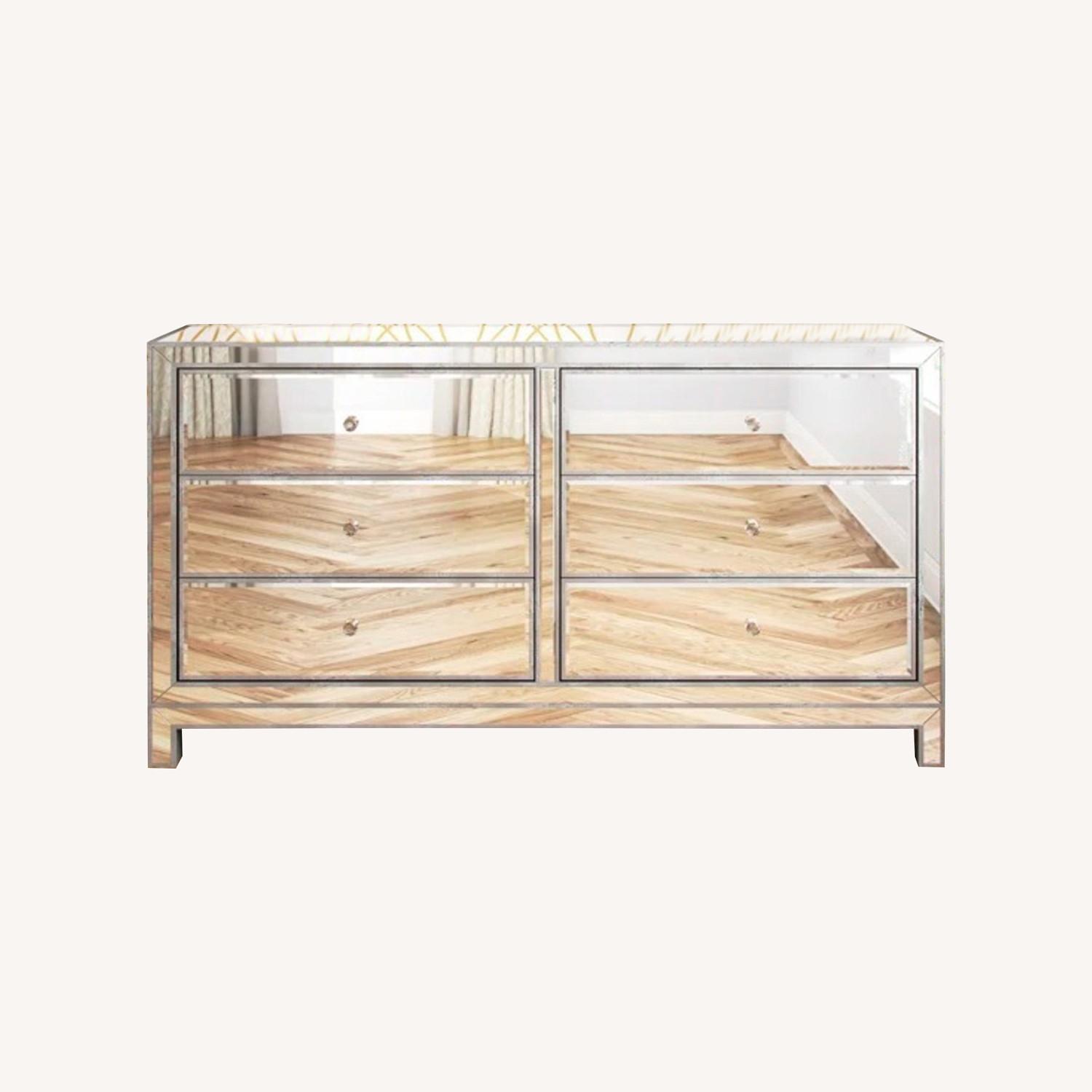 Wayfair 6 Drawer Mirror Dresser AptDeco