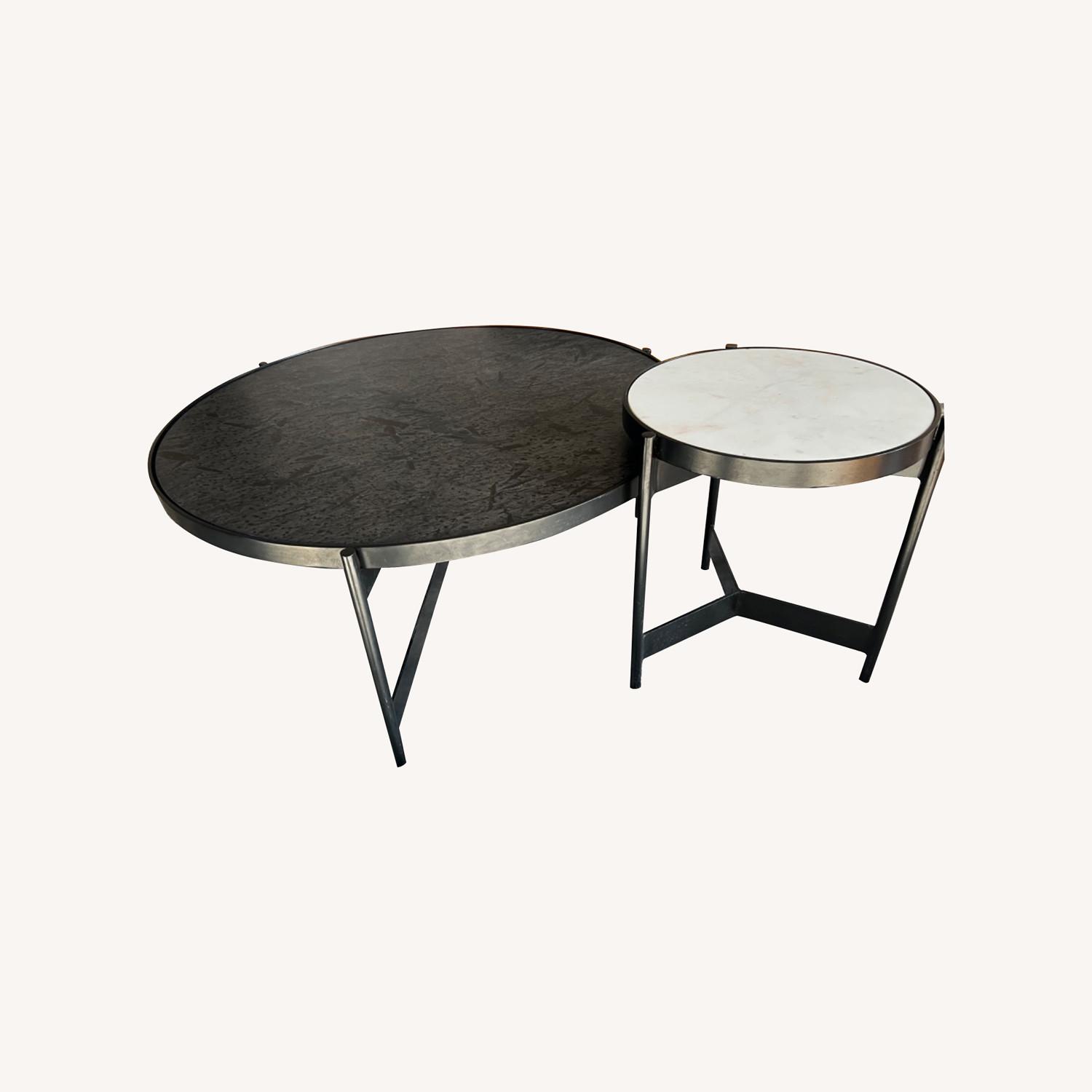 Pottery Barn Coffee Table & Side Table AptDeco