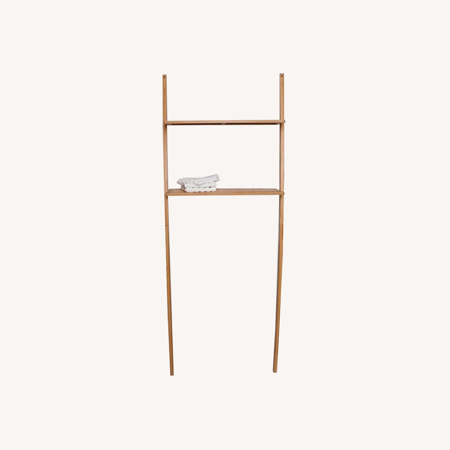 Bed Bath & Beyond Bamboo 2 Shelf Over the Toilet Space Saver AptDeco