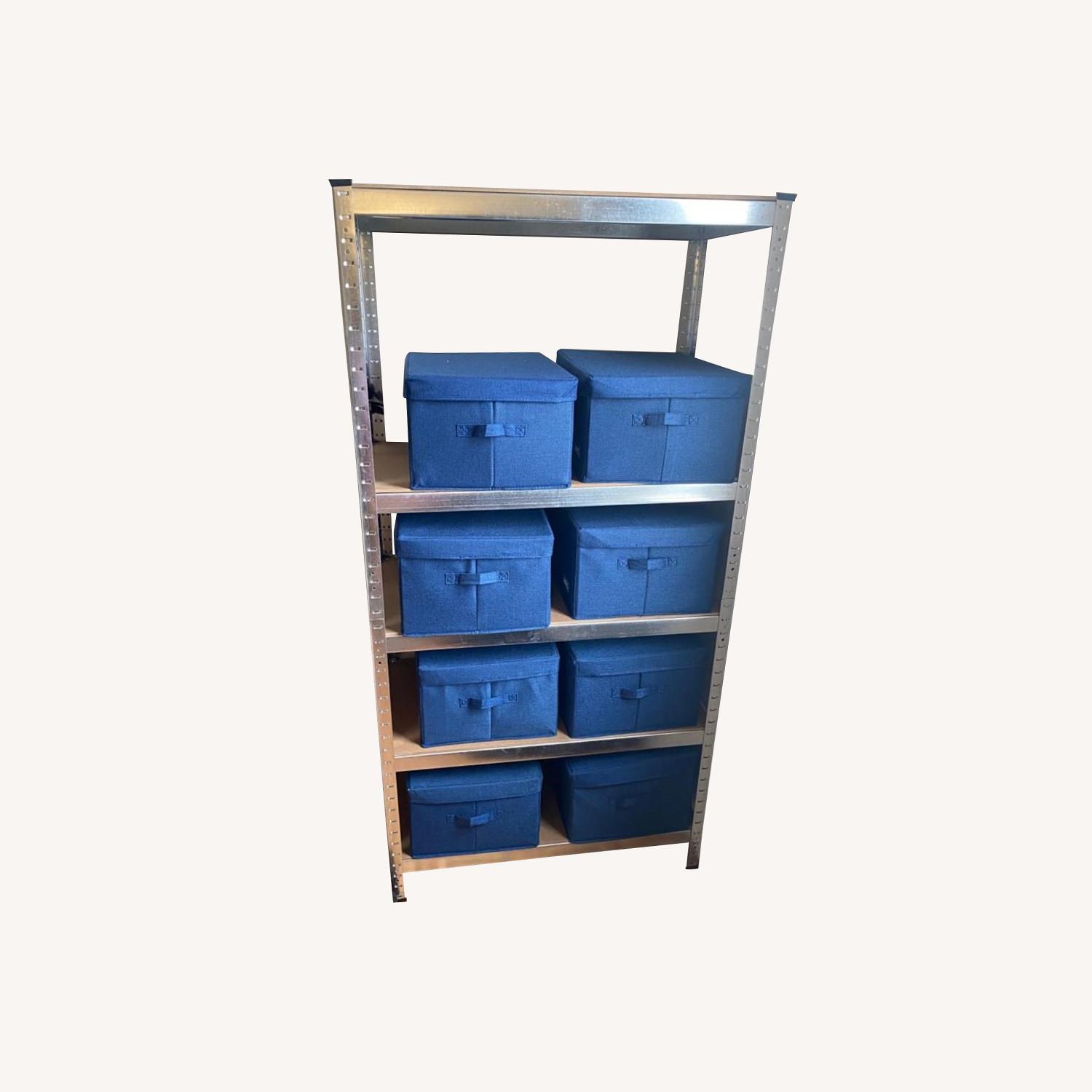 Metal Shelving Unit - image-0