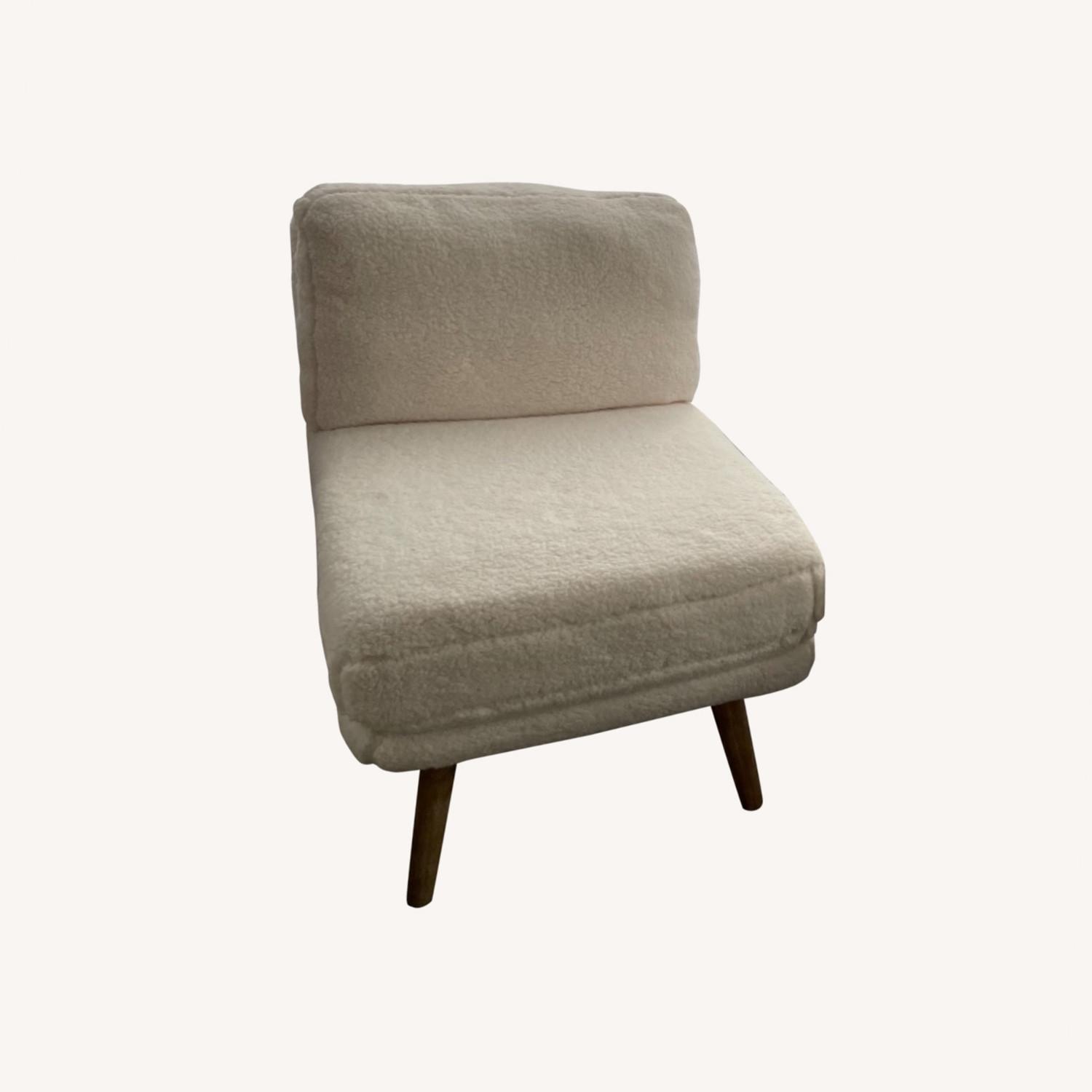 Faux Shearling Accent Chairs - image-0