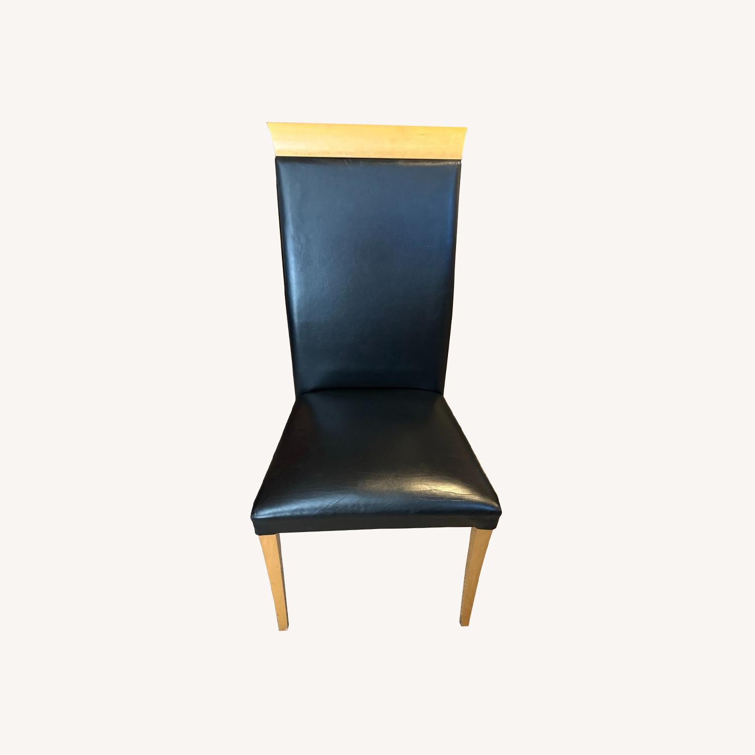 Costantini Pietro Italian Lacquer &Leather Dining Chairs - image-6