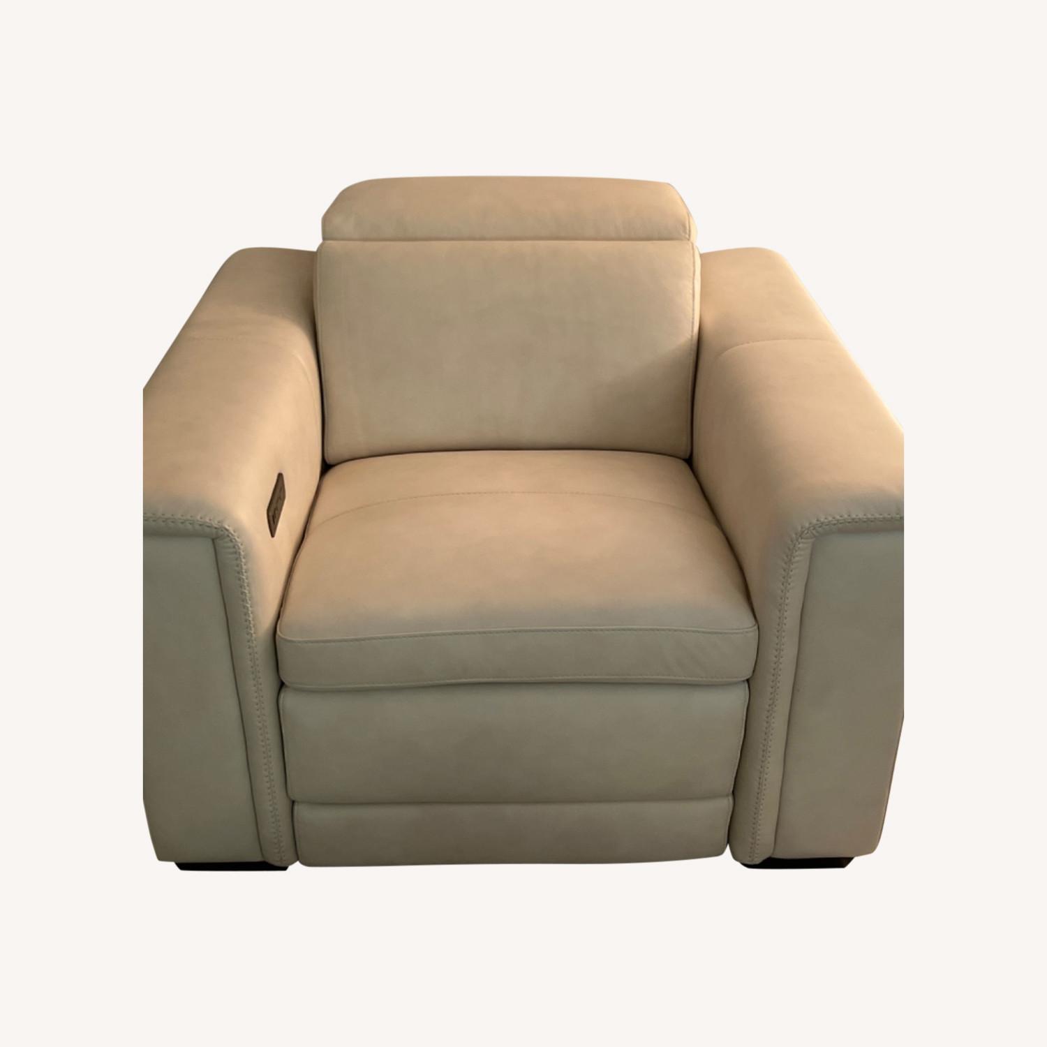 Bernhardt Leather Power Recliner - image-0