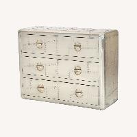 SeventhStaRetail Aviator Aluminium Chest Cabinet 3 Drawer