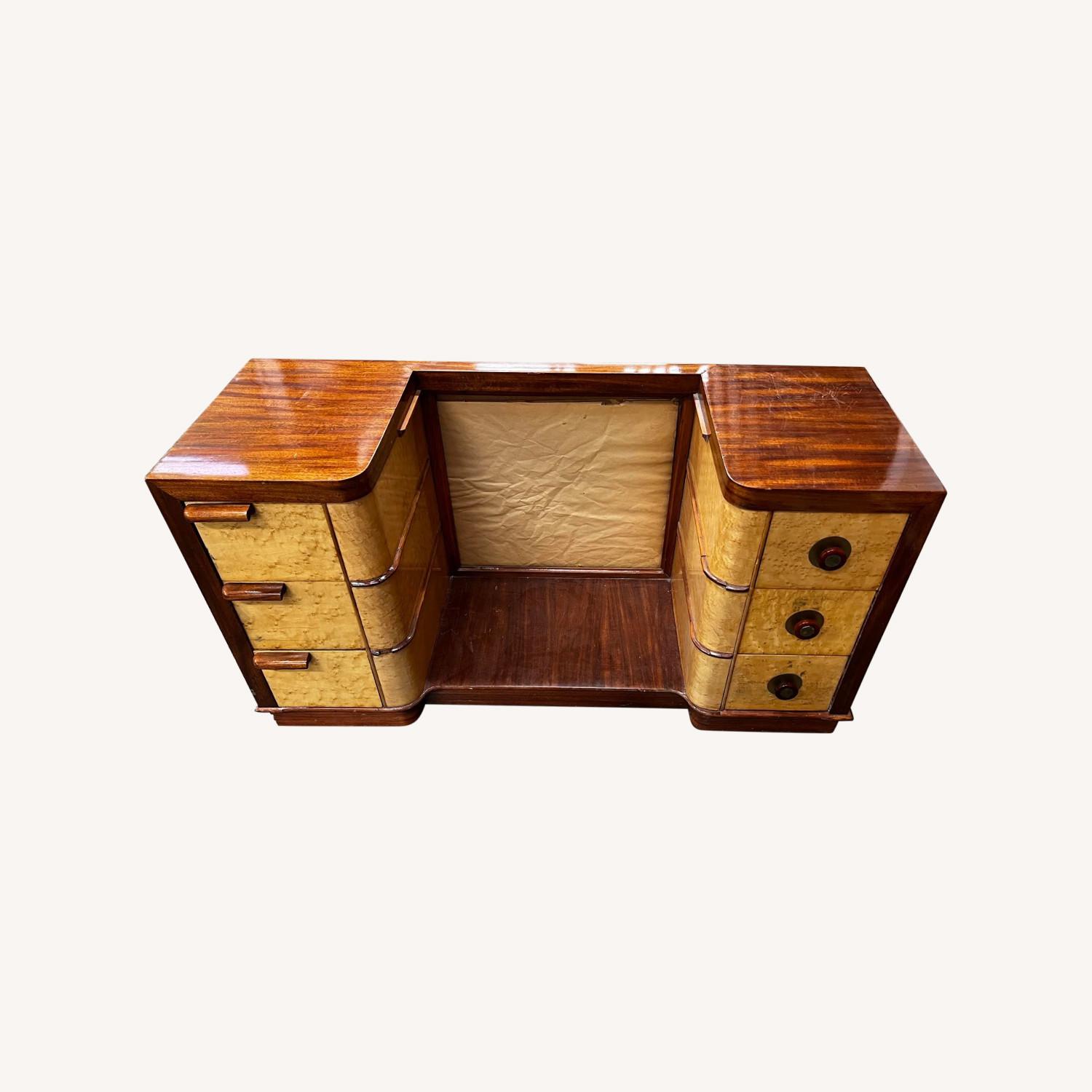 1930 Streamline Art Deco Vanity - image-0
