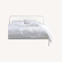 IKEA Nesttun Full Bed - Metal Frame - AptDeco