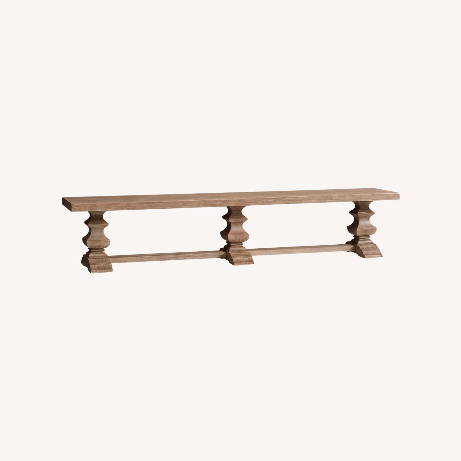 Pottery Barn Banks Dining Bench - image-0