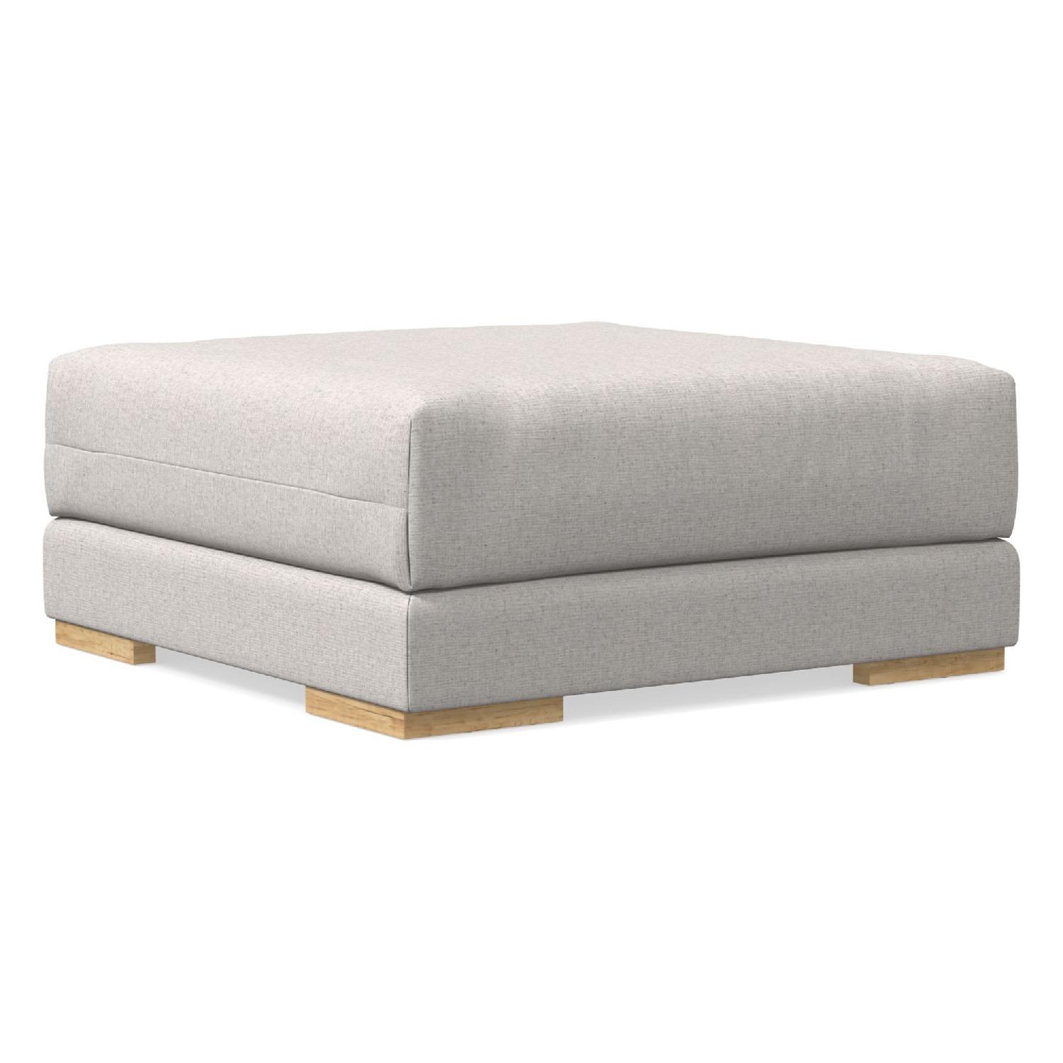 West Elm Dalton Ottoman - image-1