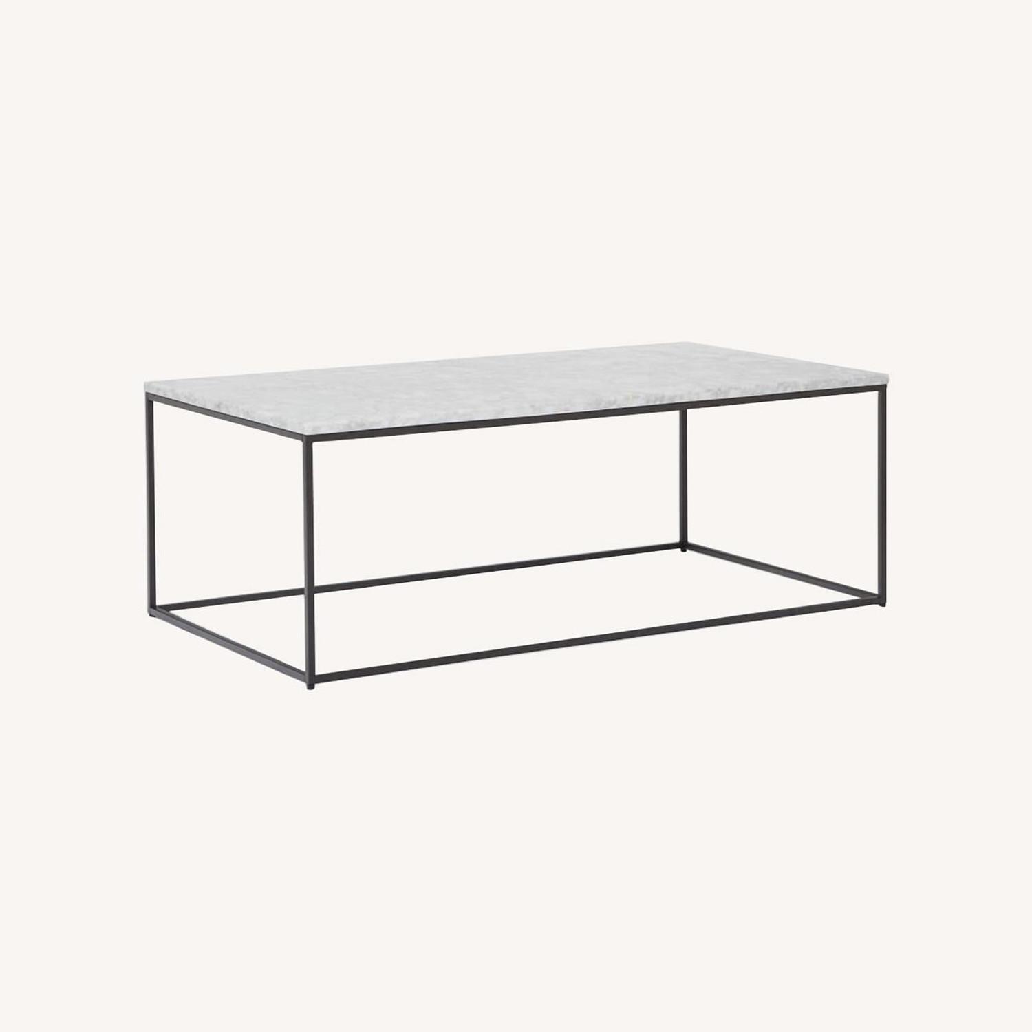 West Elm Streamline Rectangle Coffee Table (52") - image-0