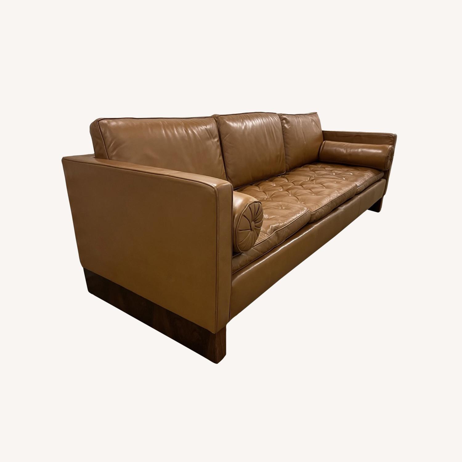 Mies Van Der Rohe Knoll Leather Sofa - image-0