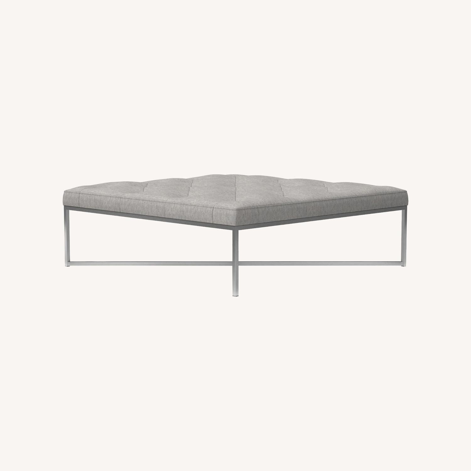 West Elm Maeve Square Ottoman - image-0
