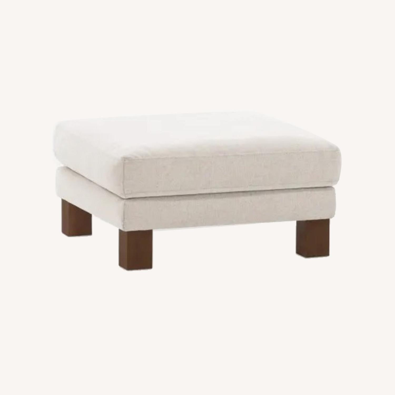 Burrow Union Ottoman - Ivory Walnut - image-0