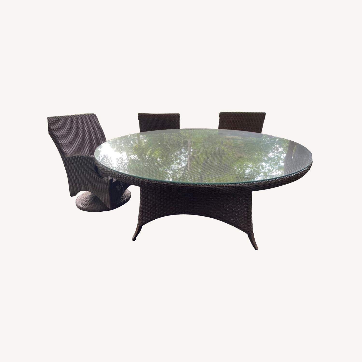 Cast Classic High End Outdoor Wicker Patio Set - image-0