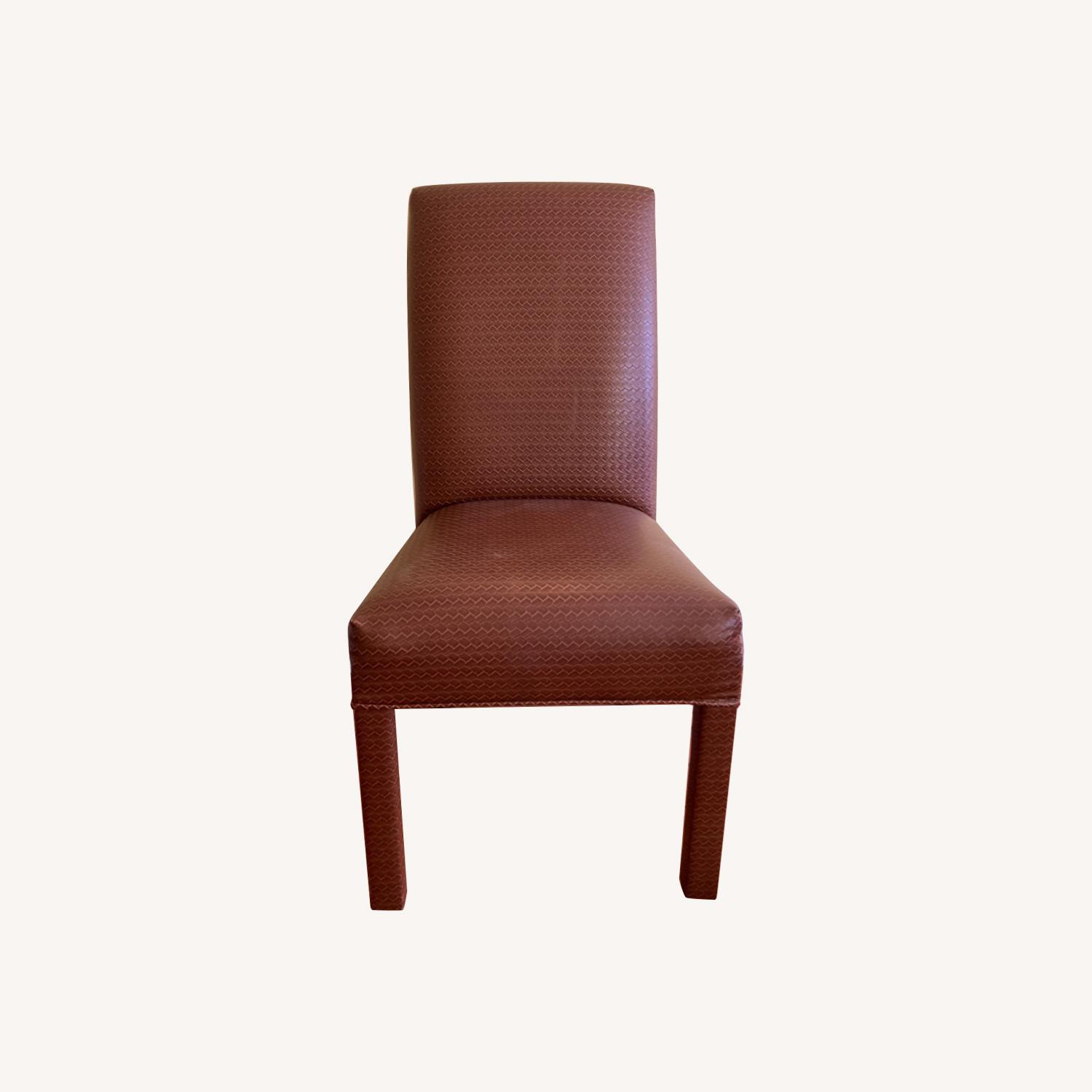 Faux Leather Parson Dining Chairs (6) - image-0