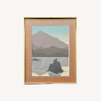 Modern Landscape Print 70s Minimalism