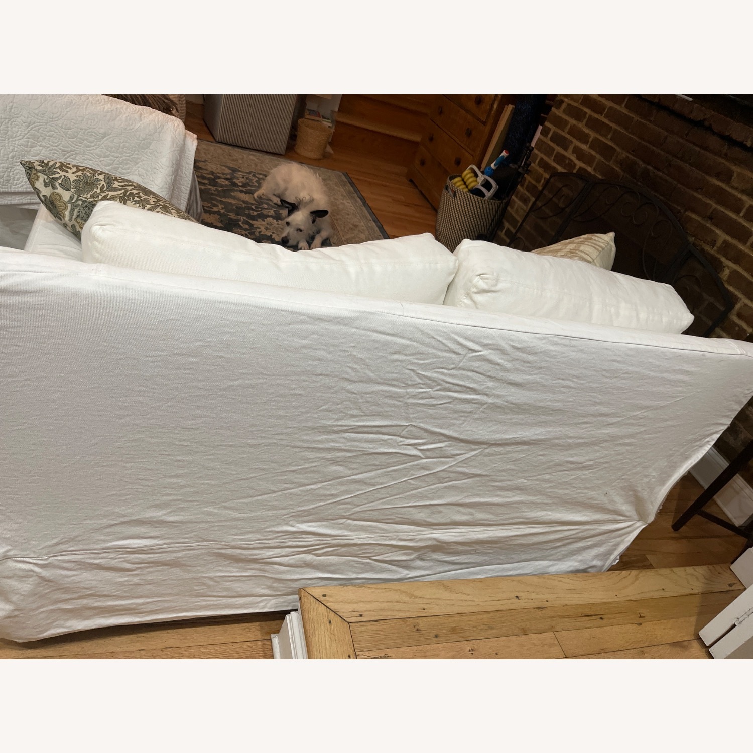 Pottery Barn York Deep Sloped Loveseat - image-3