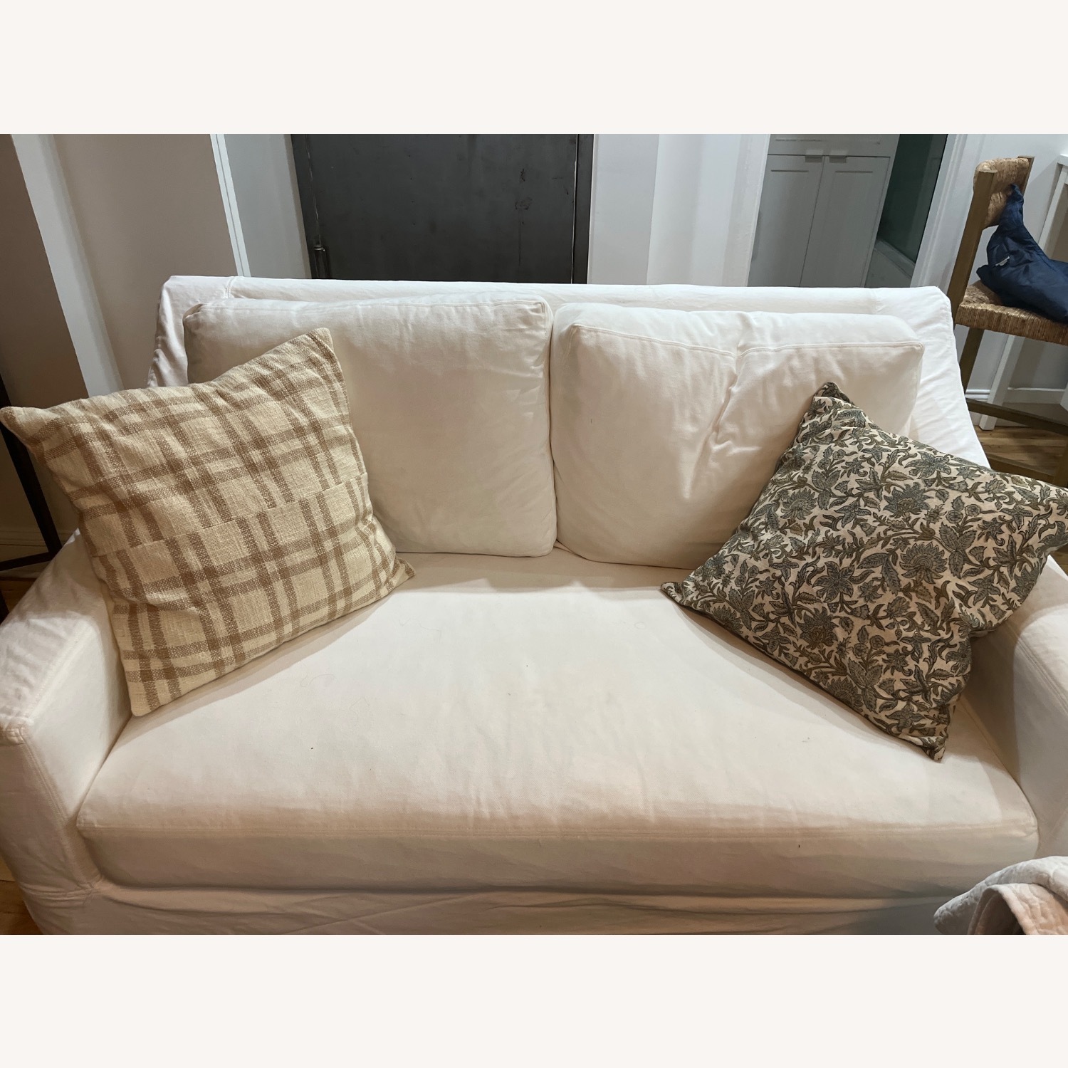 Pottery Barn York Deep Sloped Loveseat - image-1