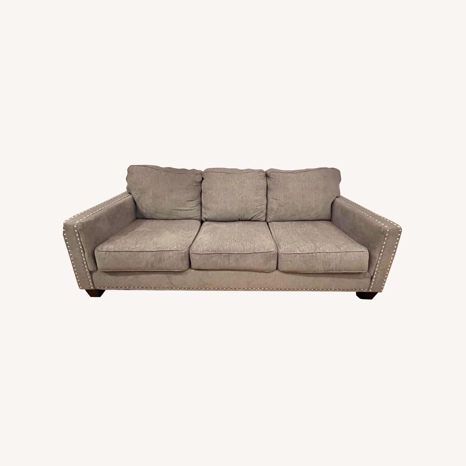 Ashley Furniture Gray Barrali Sofa AptDeco