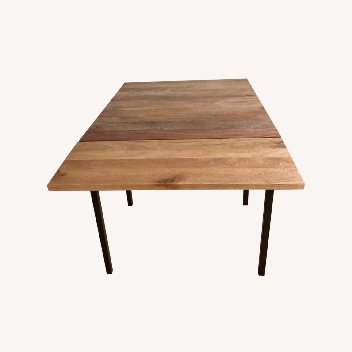 West Elm Dining Table Adjustable AptDeco