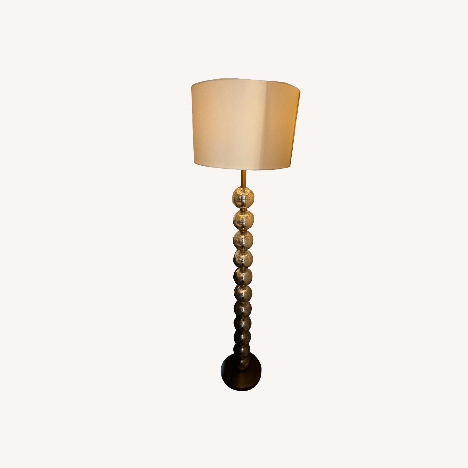 Stacked Glass Ball Floor Lamp - image-0