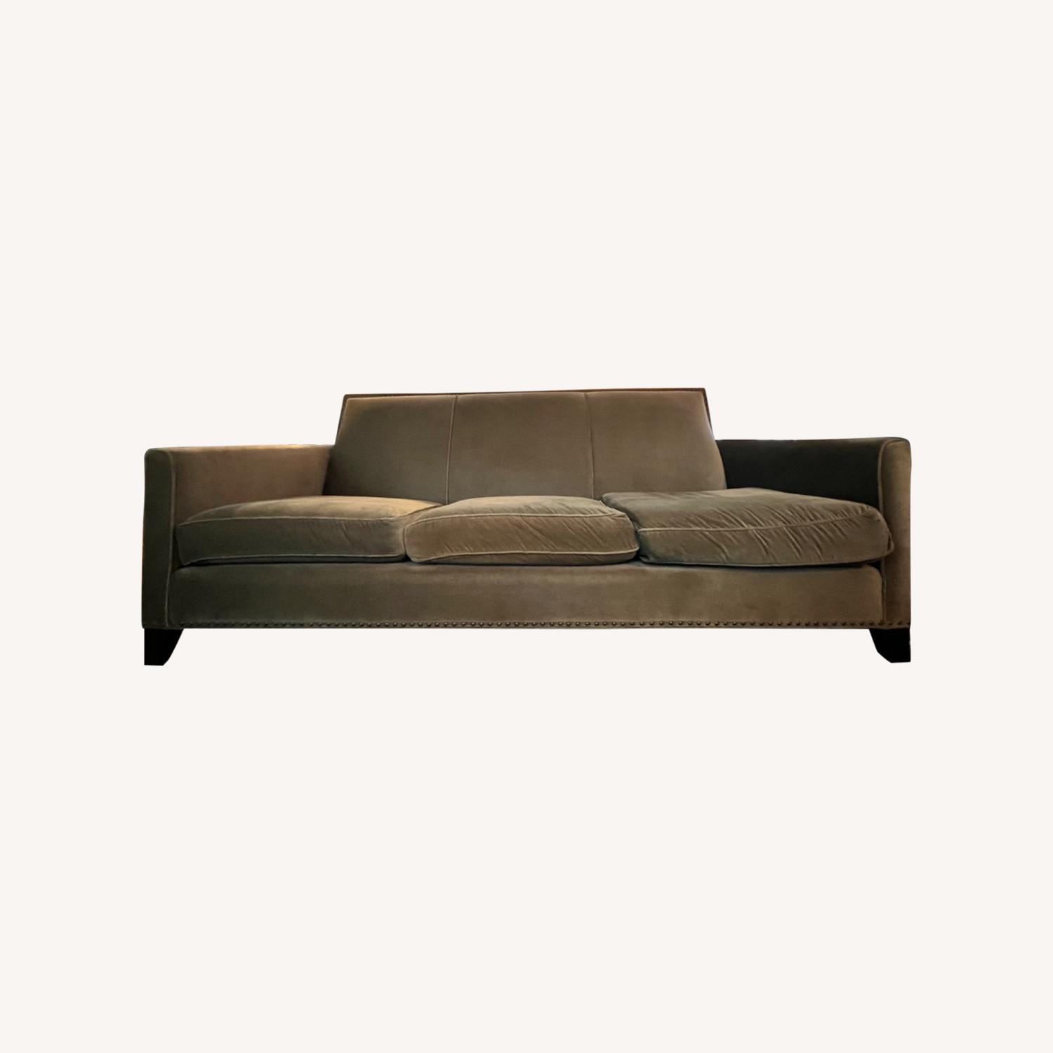 Mitchell Gold + Bob Williams Moss Green Sofa - image-0