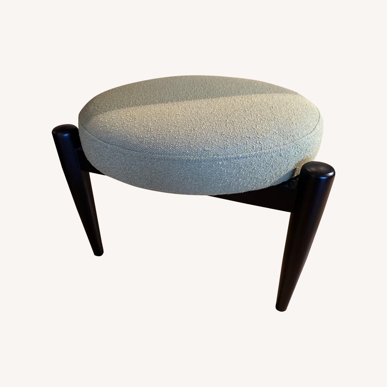 Room & Board Light Moss Green Accent Stool - image-0