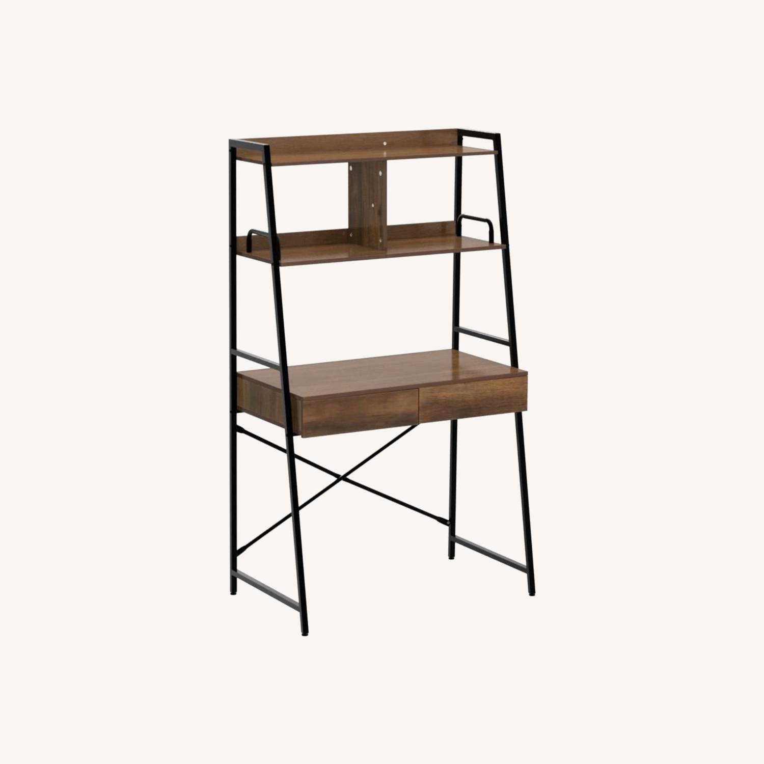 Wayfair Desk with Shelves AptDeco