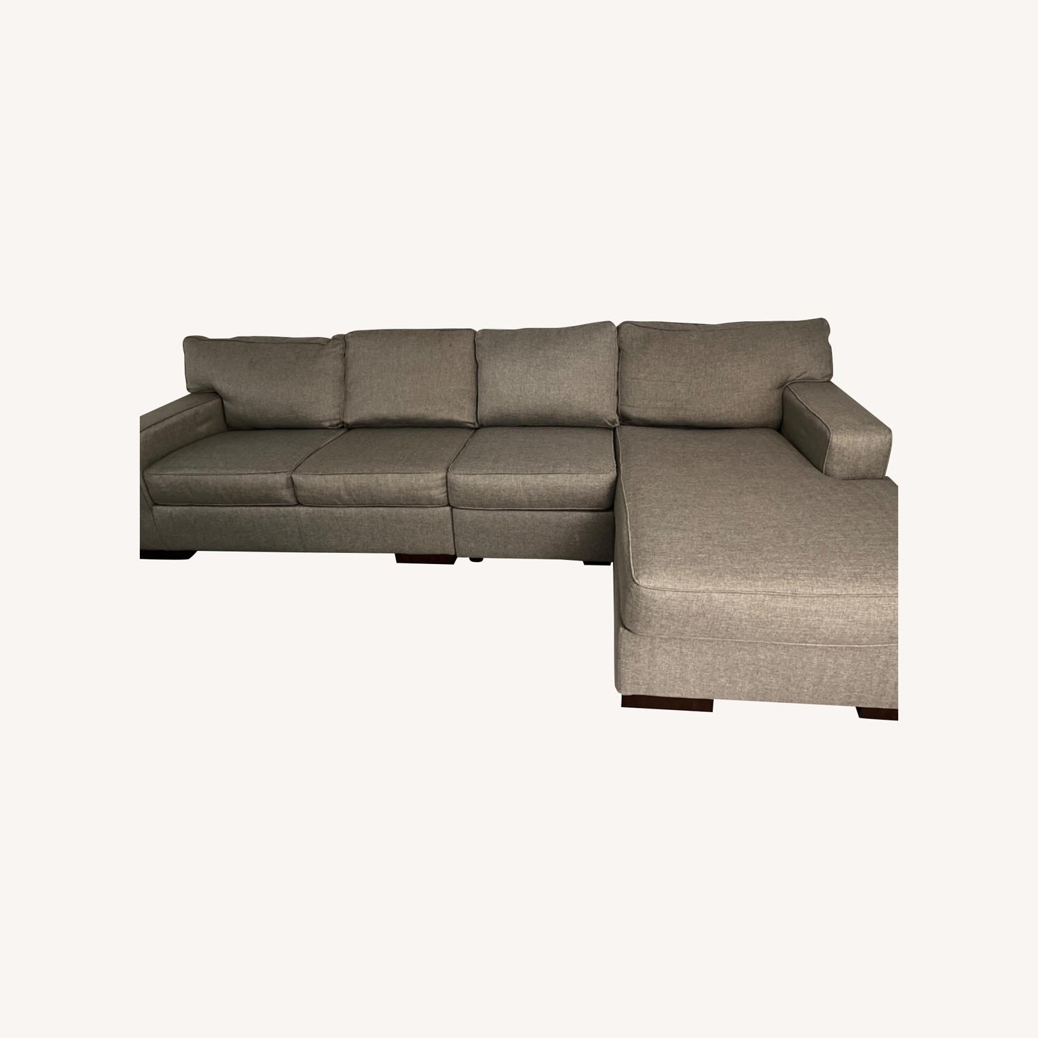 Ashleys Furniture 3 Piece Sectional - AptDeco