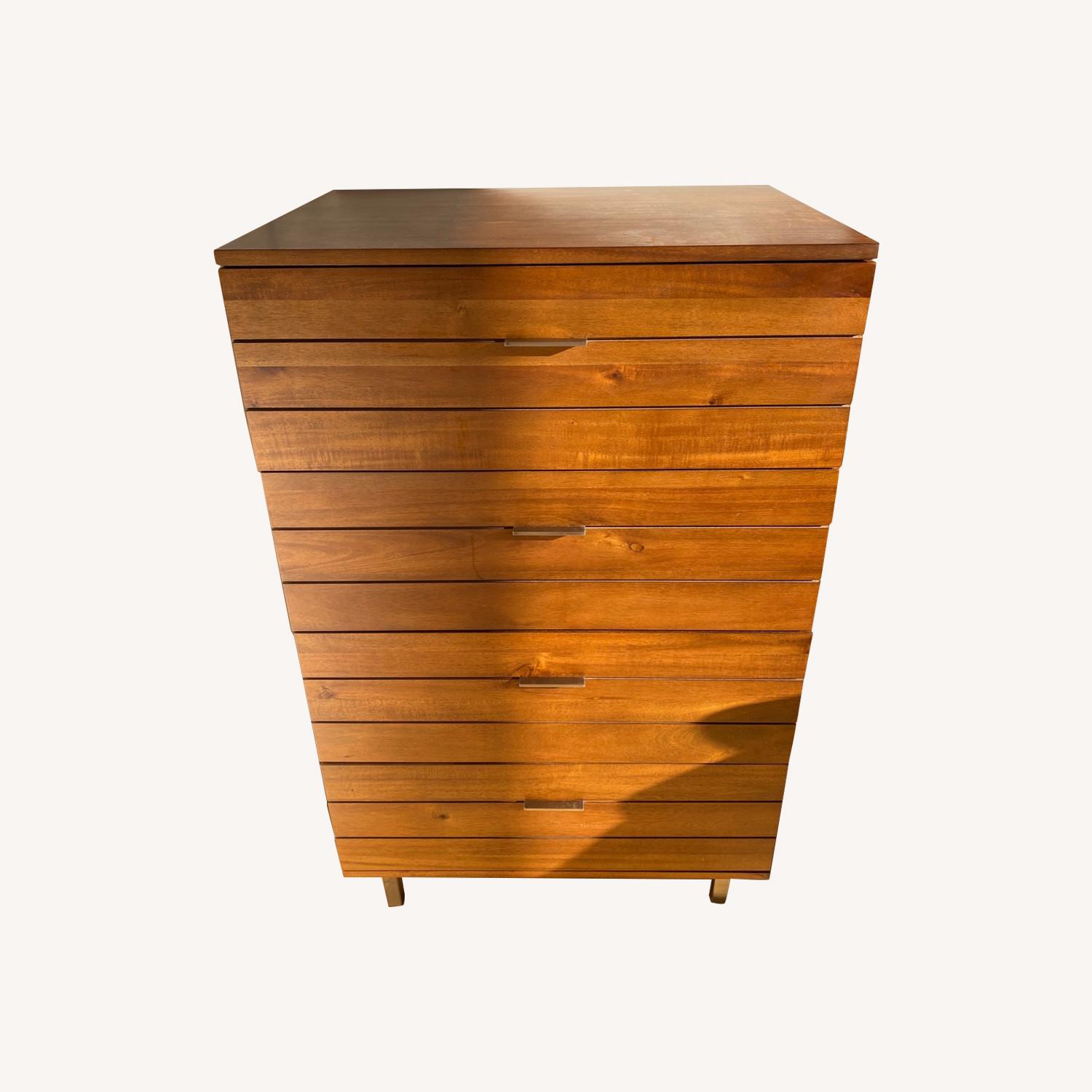 CB2 Linear Tall Dresser Chest AptDeco