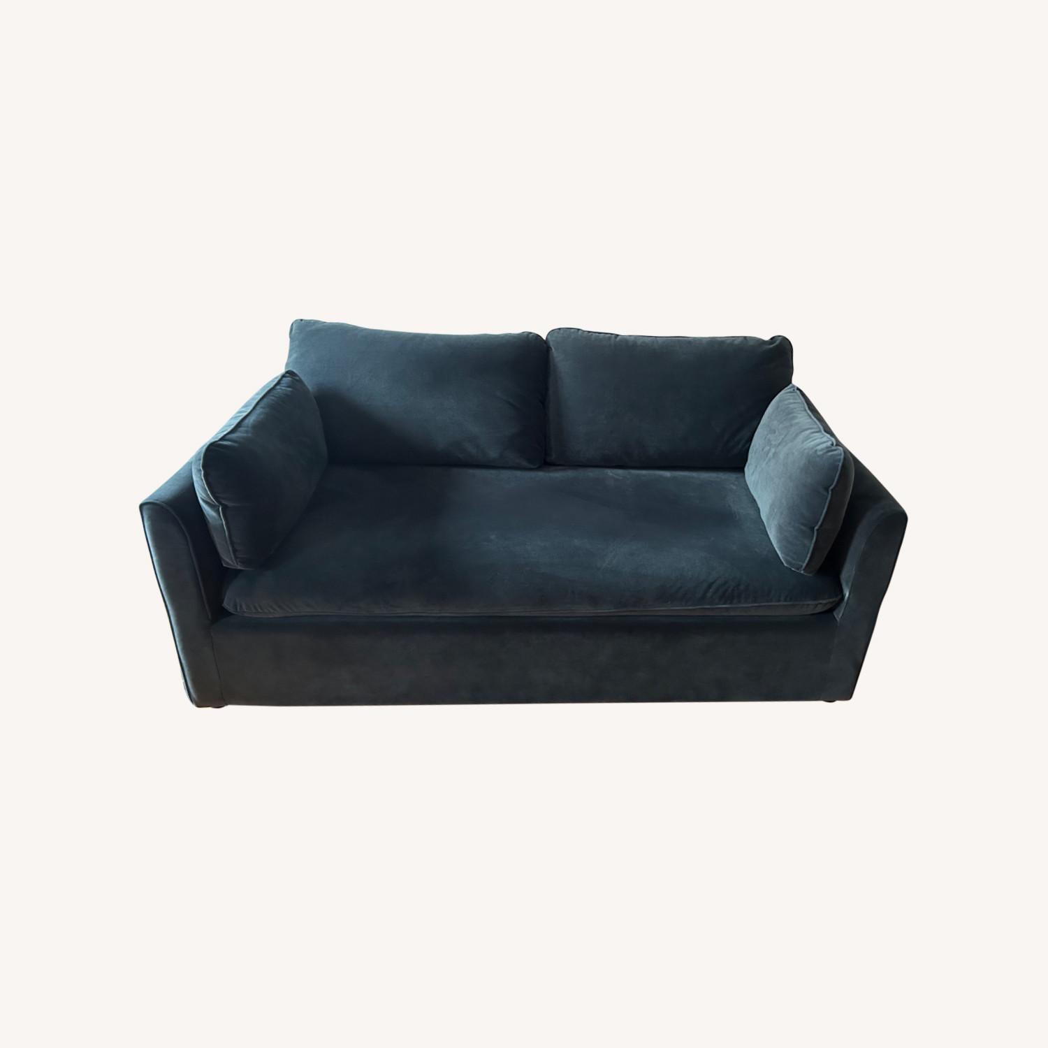Article Blue Microfiber Sofa Bed - image-0