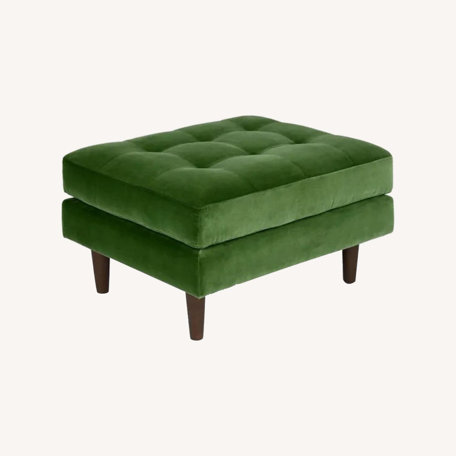 Article Eirik Grass Green Ottoman - image-0
